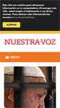 Mobile Screenshot of nuestra-voz.org